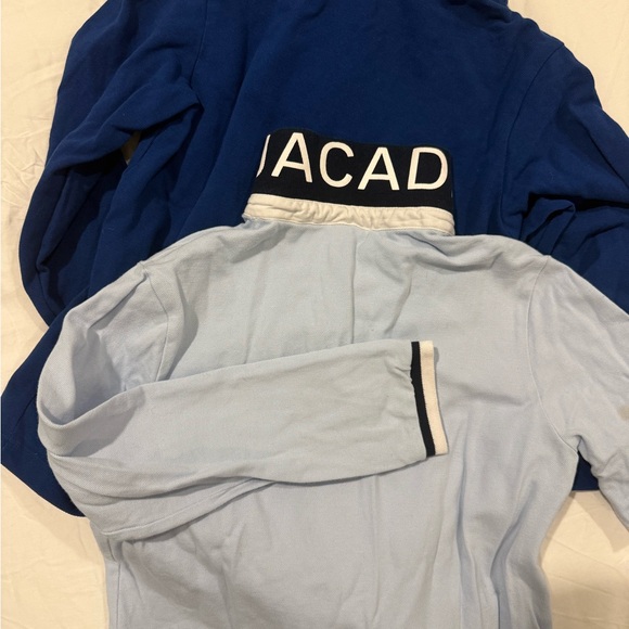 Jacadi Kids Polo Shirt - Blue and Black with Green Accents - Picture 4 of 7